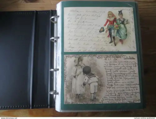 Ansichtskarten gute Sammlung Motiv Kinder guter Nachlass ca. 139 Ak oft Jugendstil