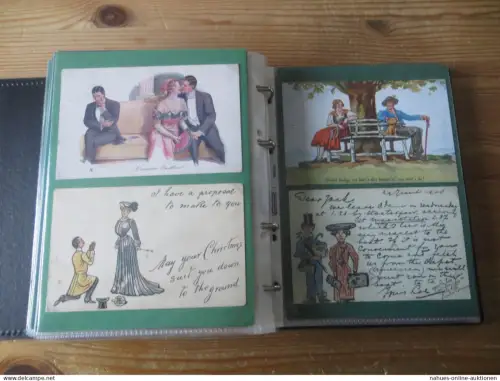 Ansichtskarten gute Sammlung Motiv Frauen bzw. Mann + Frau 152 Ak oft Jugendstil