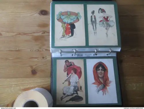 Ansichtskarten gute Sammlung Motiv Frauen bzw. Mann + Frau 136 Ak oft Jugendstil