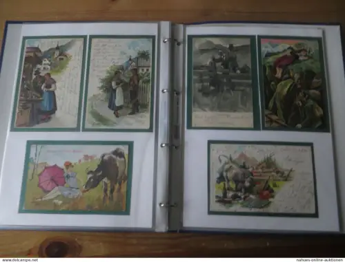 Alpen Motive Berge Bergsteiger schöne Ansichtskarten Sammlung v 49 dabei Künstler