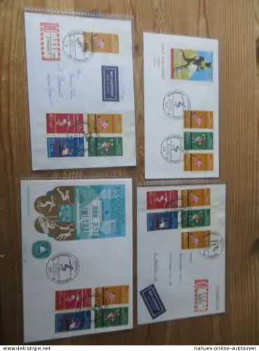 Bundesrepublik Sport Olympia München Briefe incl. inter. Zusammendrucke alle