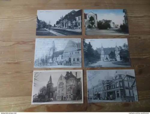 Barntrup Kreis Lippe Nachlass von alten Ansichtskarten Sammlung 6 Stck