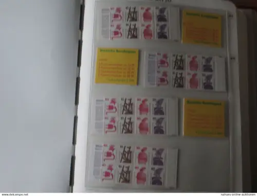 Bund Markenheftchen Teil 2 Luxus Sammlung MH 20 Unfall - 40 incl. Besonderheiten