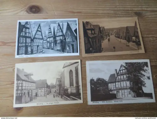 Blomberg Kreis Lippe NRW Nachlass von alten Ansichtskarten Sammlung 17 Stck