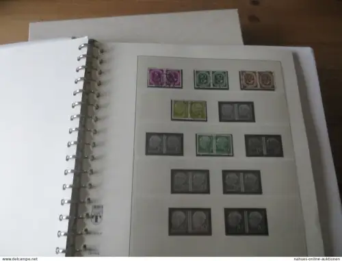 Sammlung Bundesrepublik Dauermarken Paare ab Posthorn bis 2015 die Linder T