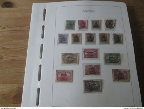 Sammlung Deutsche Abstimmungsgebiete und Besetzung 1939-1945 hoher Kat dabei die