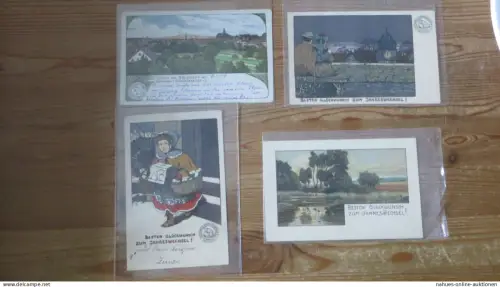 Reklame Ansichtskarten Sammlung schönes + seltenes Lot 16 Stck Hoffmann Stärke