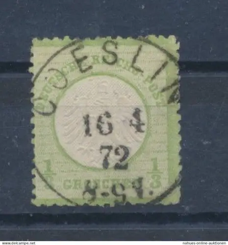 Pommern Kr. Köslin Koszalin Ostgebiete Deutsches Reich Brustschild 16.4.1872