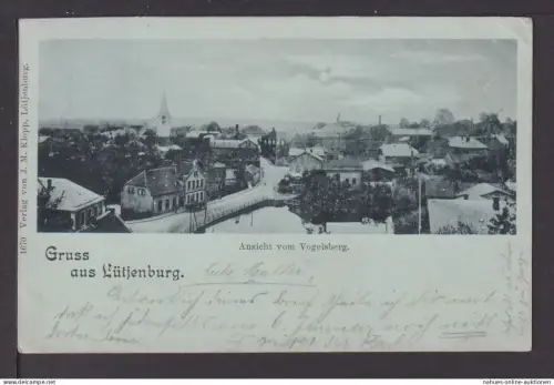 Mondschein Ansichtskarte Lütjenburg Schleswig-Holstein Vogelsberg Hanau Hessen