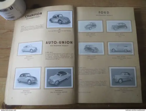 Auto Automobile selt. Sammelbilderalbum gute Erhaltung Paicos Tabakfabrik Berlin