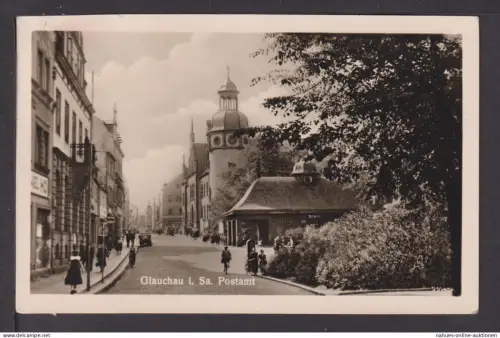 Ansichtskarte Glauchau Sachsen Postamt Rödlitz