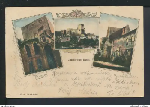 Jugendstil Ansichtskarte Libnitz Libnice Tschechien Wuppertal Elberfeld NRW