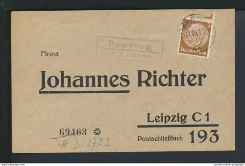 Deutsches Reich Zanow Sianów Pommern Ostgebiete Polen Landpoststempel