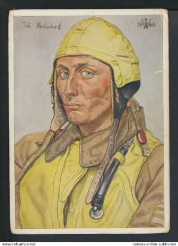 Militaria Deutsches Reich Krieg Willrich Künstler Ansichtskarte Unsere Luftwaffe
