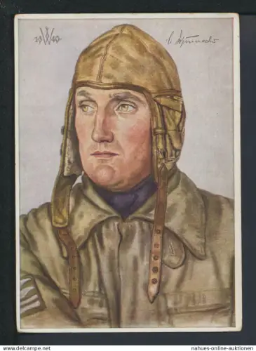 Militaria Deutsches Reich Krieg Willrich Künstler Ansichtskarte Oberstleutnant