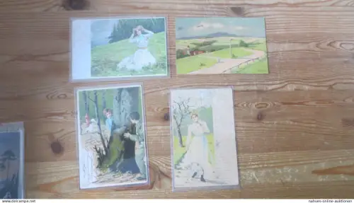 Mailick Künstler Ansichtskarten aus Nachlass Sammlung gutes Lot von 8 Ak oft