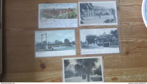 Ansichtskarten Oeynhausen NRW Nachlass Sammlung von 5 alten AK.