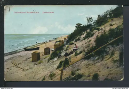 Ansichtskarte Bauerhufen Chłopy Kr. Köslin Koszalin Ostgebiete Polen Pommern