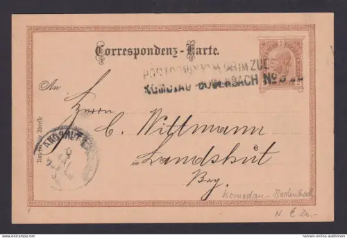 Bahnpost Österreich mit selt. L2 Post.....im Zuge Komotau Bodenbach Tschechien