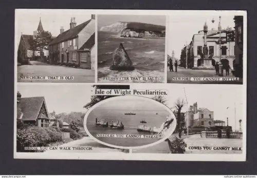 Ansichtskarte Großbritannien Isle of Wight Great Britain Peculiarities nach Köln