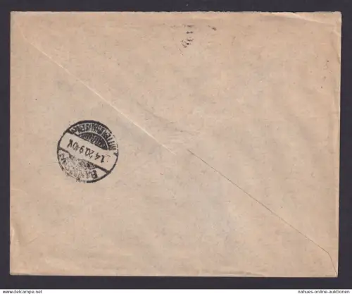 Briefmarken Ungarn R Brief Budapest Wuppertal Barmen Rittershausen 26.3.1920
