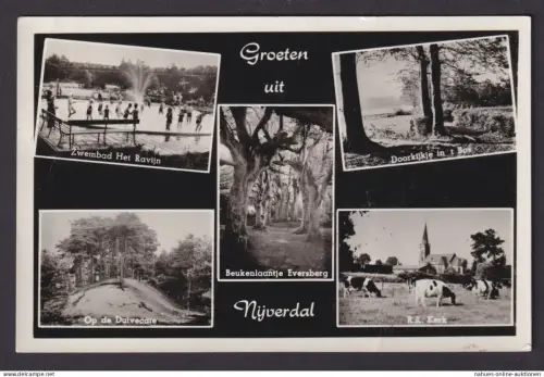 Ansichtskarte Nyverdal Holland Niederlande n. Nieuwe Pekela