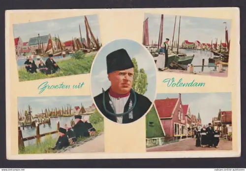 Ansichtskarte Volendam Holland Niederlande n. Vlaardingen