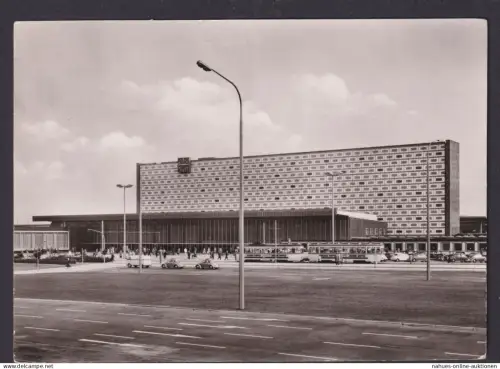 Ansichtskarte Braunschweig Niedersachsen Hauptbahnhof n. Blankenstein Saale
