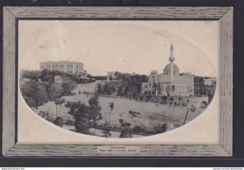 Ansichtskarte Künstlerkarte Constantinopel Istambul Palais Jildies Hamidie