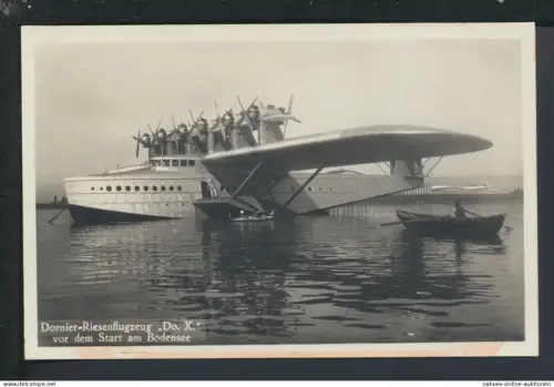 Ansichtskarte Flugpost Dornier Flugboot Großflugschiff Do X Deutsches Reich