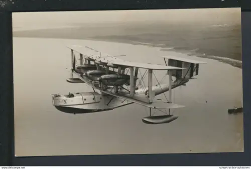 Ansichtskarte Flugpost Flugboot Blackburn Iris V
