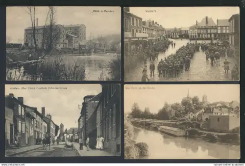 Vouziers Frankreich inter. Sammlung von 6 alten Ansichtskarten aus Nachlass