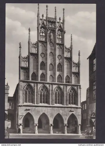 Ansichtskarte Münster Westfalen Rathaus
