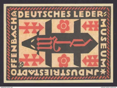 Künstler Ansichtskarte Reklame Werbung Deutsches Leder Museum Industriestadt