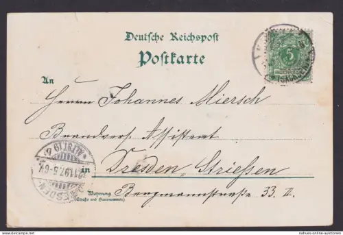 Ansichtskarte Kamenz Sachsen Rathaus Lessing Denkmal Hutberg Hotel