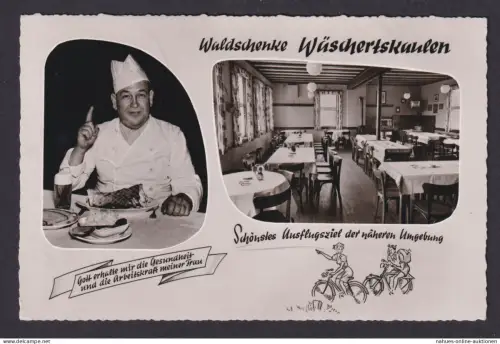 Ansichtskarte Idar Oberstein Rheinland Pfalz Gastronomie Waldschenke