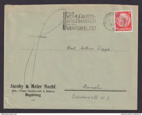 Magdeburg Sachsen Anhalt Deutsches Reich Briefe Postsache Kauft Wohlfahrts