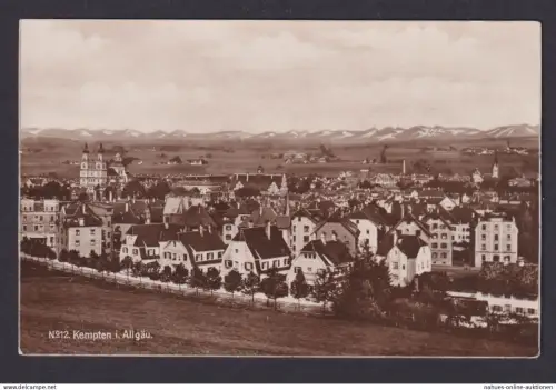 Ansichtskarte Kempten Bayern Allgäu Totalansicht