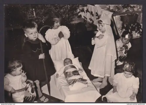 Ansichtskarte Weihnachtsfeier im Kinderheim Rickenbach Kr. Säckingen Baden