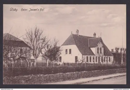 Ansichtskarte Ülsby Schleswig Holstein Heinrich Jessens Hof Verlag Th. Thomsen