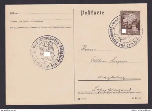 Wassertrüdingen Bayern Deutsches Reich Drittes Reich Karte SST Frankentag auf