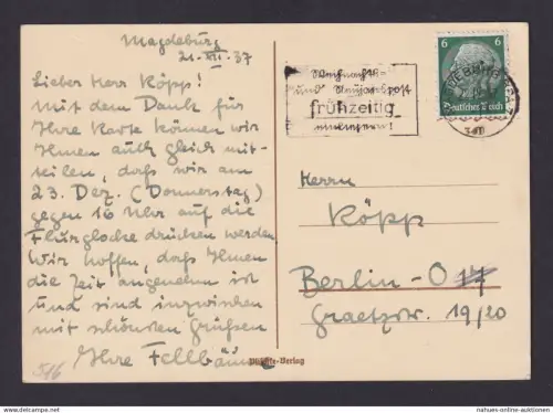 Magdeburg Sachsen Anhalt Deutsches Reich Drittes Reich Ansichtskarte SST