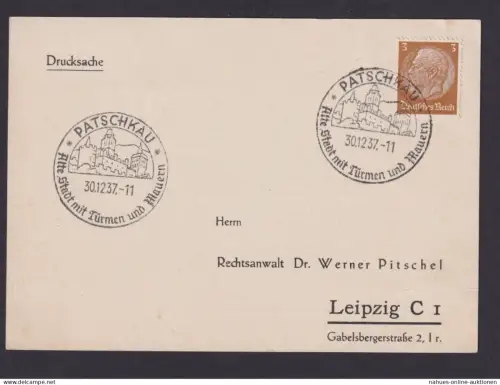 Patschkau Schlesien Deutsche Ostgebiete Deutsches Reich Drittes Reich Postkarte