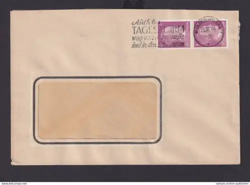 Zusammendrucke Magdeburg Sachsen Anhalt Deutsches Reich Drittes Reich Brief SST