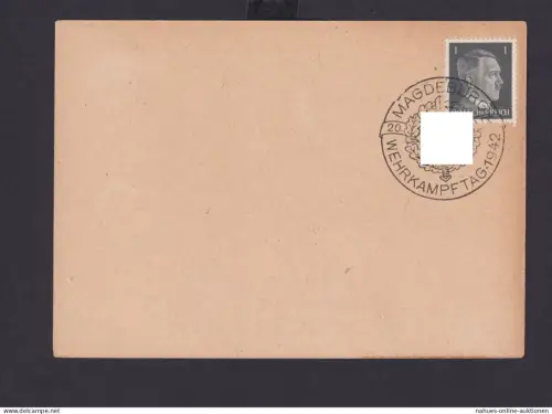 Magdeburg Sachsen Anhalt Deutsches Reich Drittes Reich Karte SST