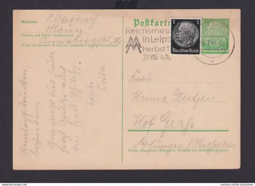 Mainz Rheinland Pfalz Deutsches Reich Drittes Reich Karte Anlass Reichsmesse