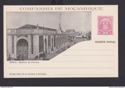 Mosambik Mozambique Afrika Portugal Kolonien selt. Bild Ganzsache Companhia de