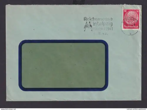 Siegen NRW Deutsches Reich Drittes Reich Brief SST Reichsmesse Leipzig im