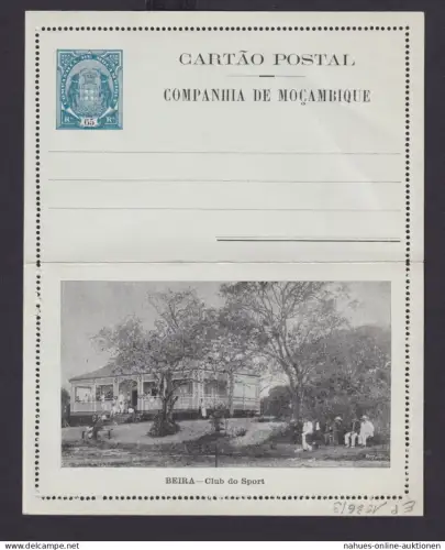 Mosambik Mozambique Afrika Portugal Kolonien selt. Bild Ganzsache Kartenbrief