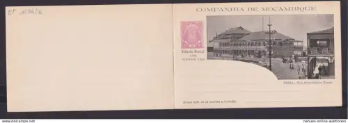 Mosambik Mozambique Afrika Portugal Kolonien selt. Bild Ganzsache Doppelkarte